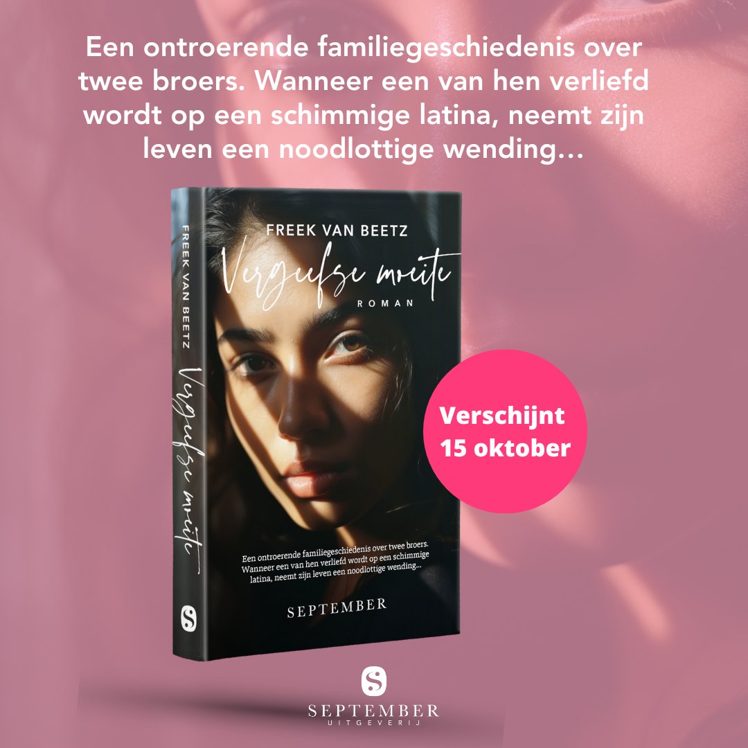 Septemberboek's tweet photo. Nog een kleine drie weken en de prachtige roman van Freek van Beetz is eindelijk verkrijgbaar! https://t.co/6SxNuOM8Qv