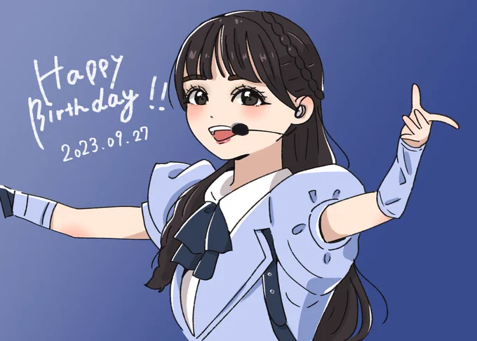 結那さんお誕生日おめでとうございます!「最高に晴れ渡る空」! #結那生誕祭2023 