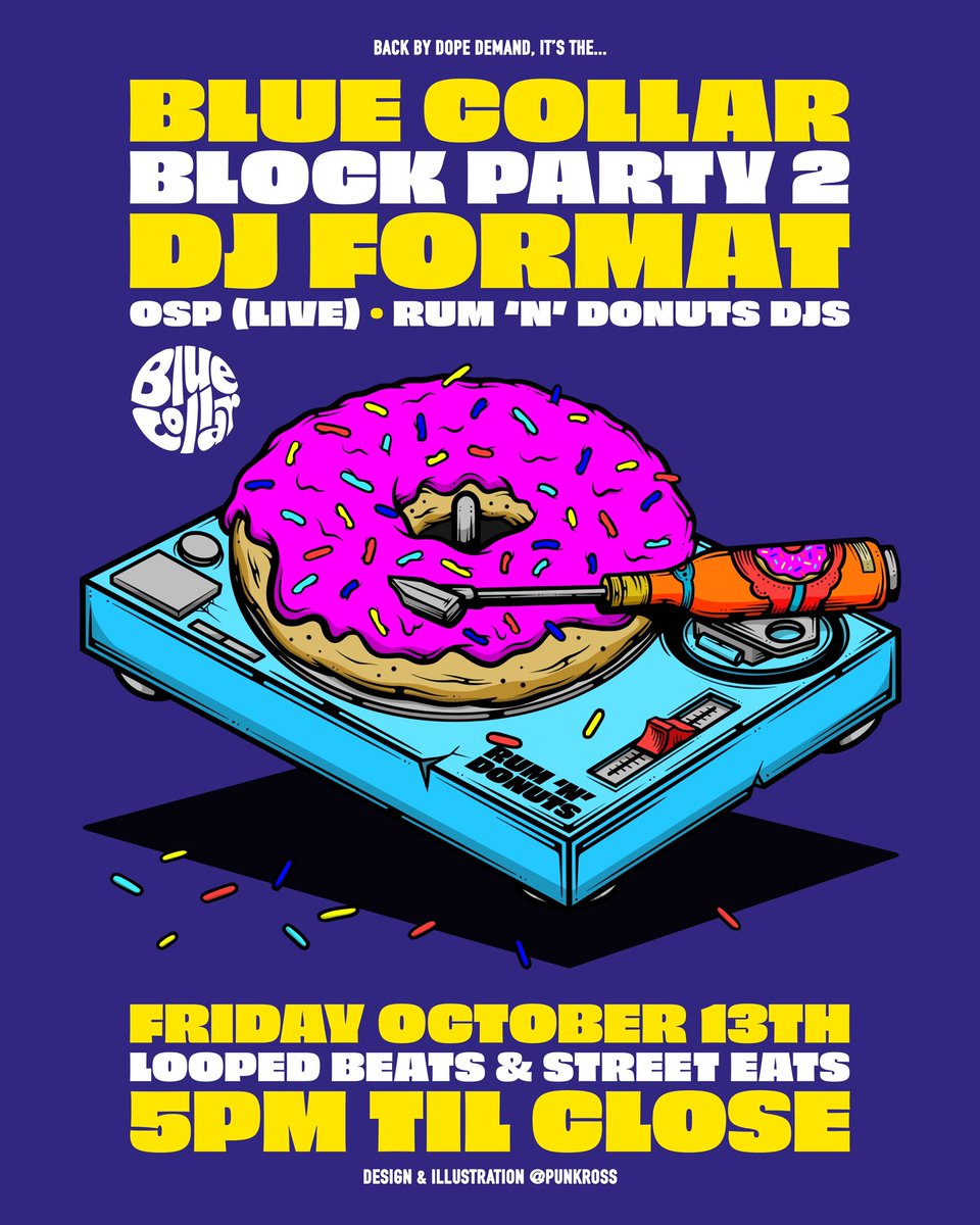 ๐๐๐ช๐ข๐ฐ (@james_a_day) on Twitter photo On the bill with DJ Format in a couple of weeks. So thatโs pretty dope. Nice one <a href="/bluecollarfood/">BLUE COLLAR ๐ฎ๐๐น</a> #DJFormat #RumnDonuts #Rdg On the bill with DJ Format in a couple of weeks. So thatโs pretty dope. Nice one <a href="/bluecollarfood/">BLUE COLLAR ๐ฎ๐๐น</a> #DJFormat #RumnDonuts #Rdg