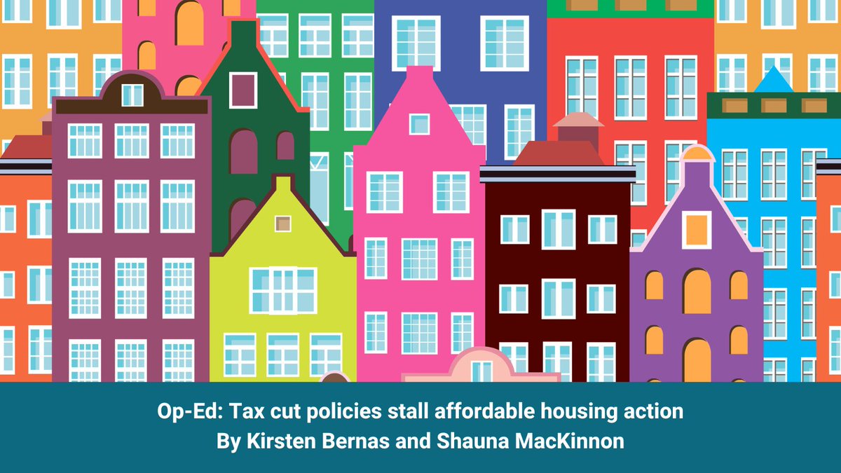 CCPAMB's tweet image. In a Winnipeg Free Press op-ed republished with permission at policyfix.ca, Kirsten Bernas and Shauna MacKinnon argue affordable housing in Manitoba can be a reality if political parties move away from ill-conceived tax cuts.

policyfix.ca/2023/09/26/tax…

#mbpoli #MBelxn23