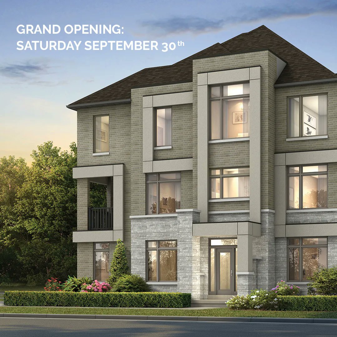 Arista_Homes's tweet photo. 📣 GRAND OPENING! Discover the height of Oakville with #OAKPOINTE, a new master-planned community, offering a prestige collection of freehold townhomes, opening September 30th. Secure your spot as the ARISTA booking portal opens Wednesday September 27th at 2 p.m.! #ARISTAHomes https://t.co/RDRcsgqsG0