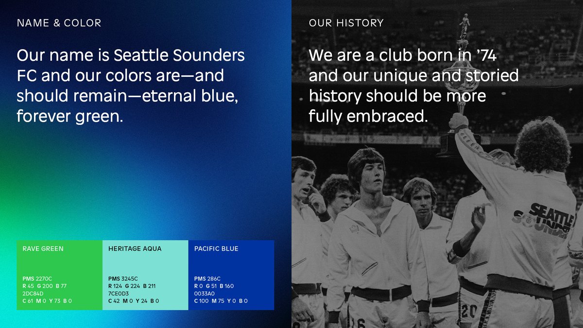 SoundersFC's tweet photo. An unforgettable journey we took together.

As part of our commitment to Democracy in Sports, we asked our community to help examine our identity, our brand, and how we represent Seattle. 👇 https://t.co/8ywcWl98zP