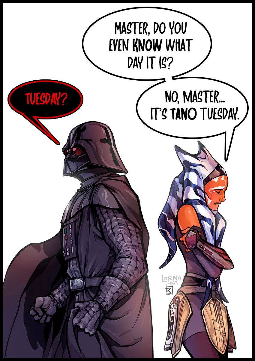 dicetomato's tweet image. #TanoTuesday #StarWars #vader