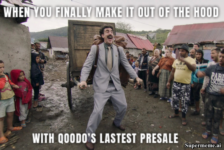 QoodoMemes's tweet photo. Finally 😼💰 $QDO 🤩

#QDO #Presale #TokenPreSale #CryptoRevolution
#crypto #QoodoOfficial #gempad
#QoodoMemes https://t.co/TD1tzKnRWa