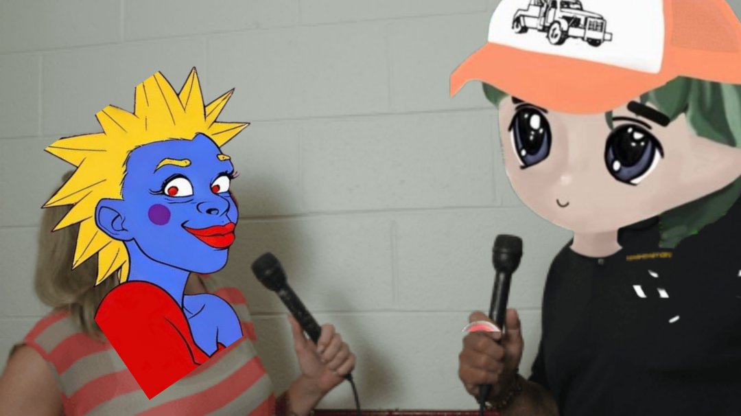 digitalartchick's tweet image. Great teamwork out there today Coach - do you have anything to say to those who insist that "it's so over"? Cause rumor has it that "we're so back". Any comments? 🎤