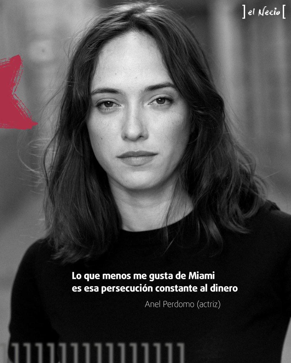 ElNecio_Cuba's tweet photo. La actriz cubana Anel Perdomo, más conocida por su personaje de Melisa en la serie Calendario, ofreció una entrevista al sitio YucaByte donde aborda, en un fragmento, su decisión de ir a vivir a EEUU:

― «Cuba es una burbuja. Tienes que hacer malabares ahí dentro, pero es tu casa, es tu idioma, tu gente, tu música. Aunque sabía que algún día tendría que venir, este no era mi sueño, yo no era de las personas que estaban locas por irse para El Yuma, esa no era mi meta. Cuando llegué aquí tenía a mi mamá y fue una gran alegría poder vernos después de tanto tiempo, pero no tenía nada más: mi trabajo, mi pareja, mi manera de vivir…eso estaba en Cuba. Esta vida es violenta, rápida, te obliga a estar demasiado pendiente del dinero, del carro. Eso me pasó mucha factura al principio. Lo que menos me gusta de Miami es esa persecución constante al dinero. Lo artificial que pueden parecer algunas cosas».

📌 @YucaByte es un sitio públicamente reconocido y presupuestado por la NED 🇺🇲
