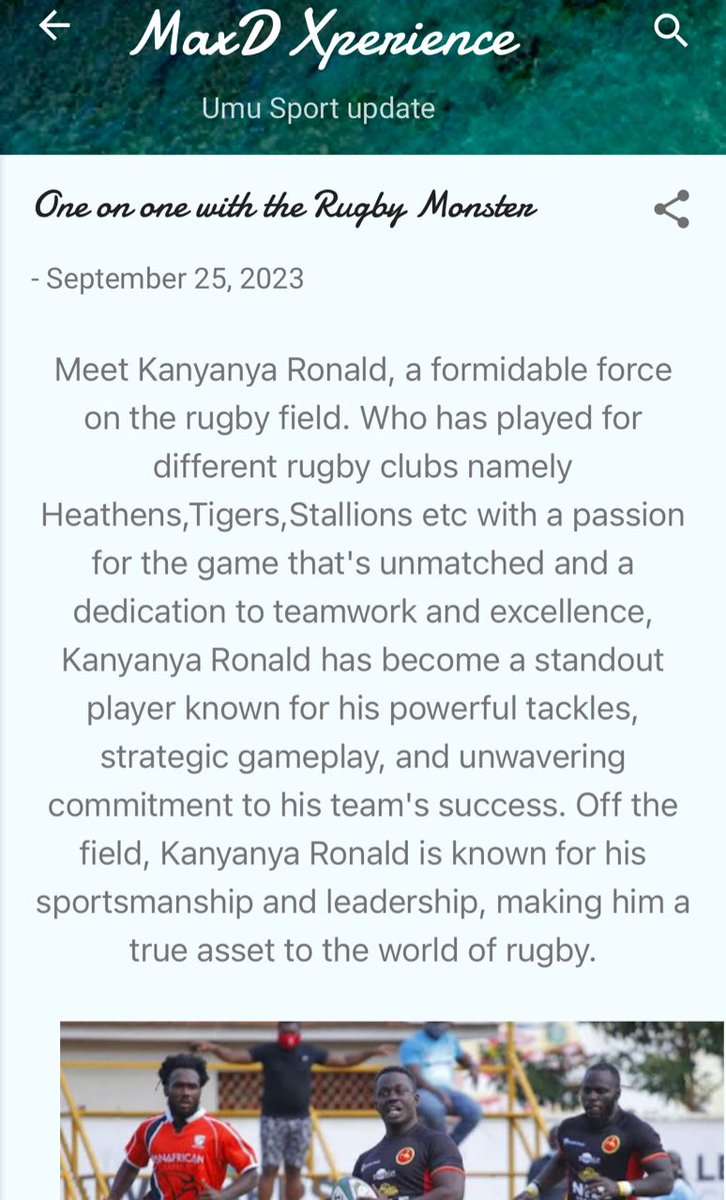 Fascinating article about the UMU Martyrs Captain <a href="/KanyanyaMatts/">Kanyanya Ronald Masette Williams</a> 
maxdxperience.blogspot.com/2023/09/keepin…