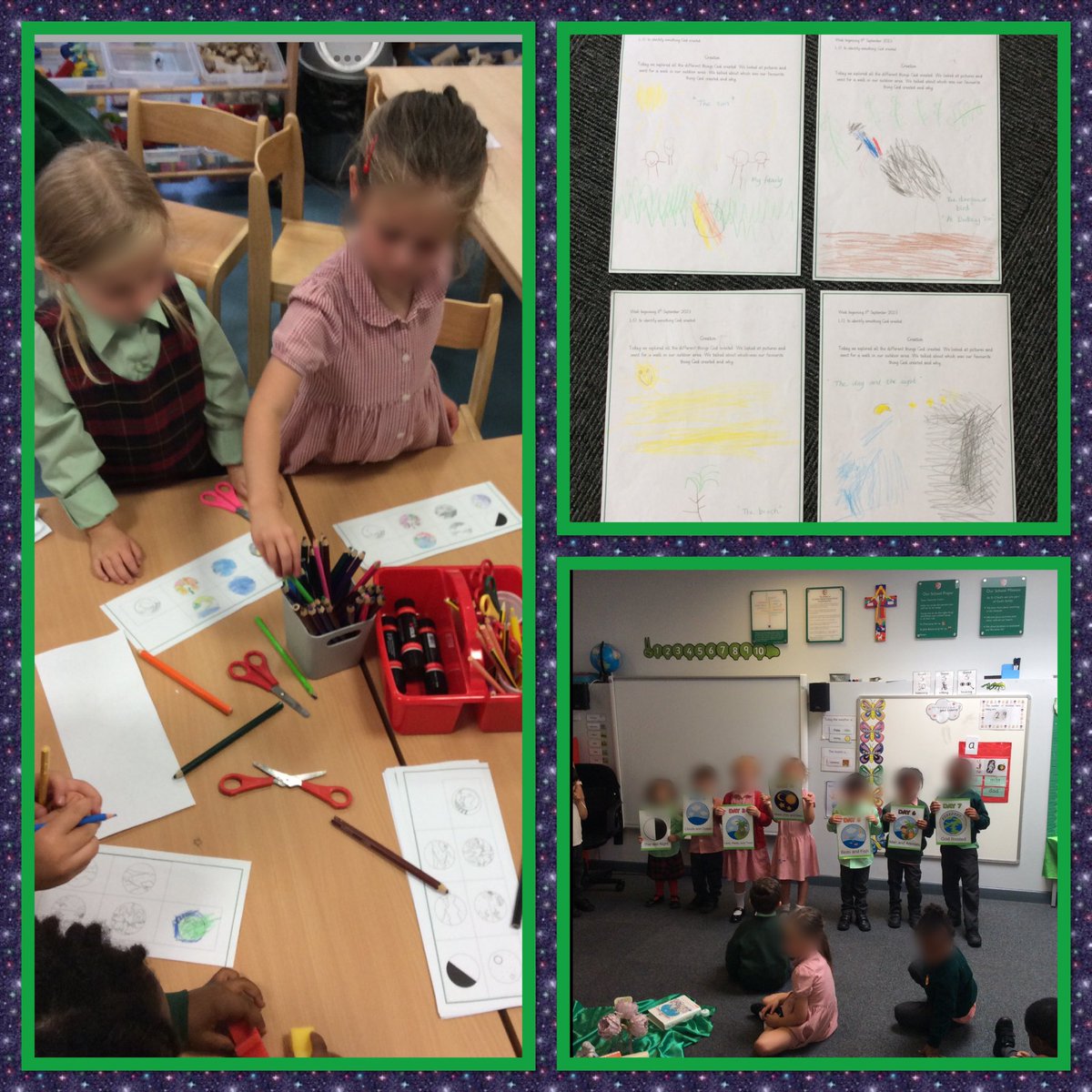 StChadsDudley's tweet photo. ⭐️ Reception RE 🌍

Reception have been learning about the creation story!

They have sequenced the main events in a variety of ways. They have also talked about what they are grateful for and what they want to thank God for creating.
👏 #RELesson #catholiceducation https://t.co/hnKCoxtCk4