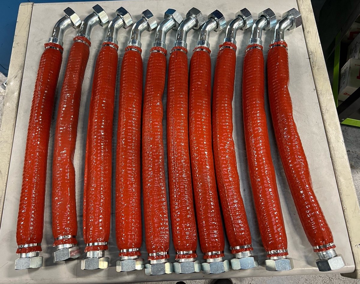 norton_hyd's tweet photo. Another Happy Customer
A set of PTFE Lined convoluted Stainless Steel Braided Hoses with Fire protection sleeve and laser etched to the customers needs and specification
@norton_hyd
Pop in today. Open every weekday 7am to 4:30 #nortonhydraulics #intertraco #Hertfordshire https://t.co/DyNoBgcIbE