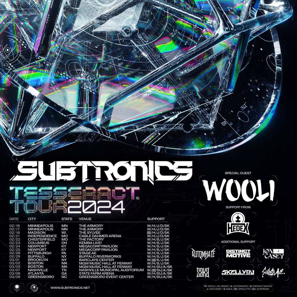 ✨SUBTRONICS✨ (@subtronics) on Twitter photo MY HANDS ARE SHAKING IM SO EXCITED TO FINALLY ANNOUNCE 
✨TESSERACT TOUR 2024✨
ON SALE THIS FRIDAY 10AM LOCAL TIME MY HANDS ARE SHAKING IM SO EXCITED TO FINALLY ANNOUNCE 
✨TESSERACT TOUR 2024✨
ON SALE THIS FRIDAY 10AM LOCAL TIME