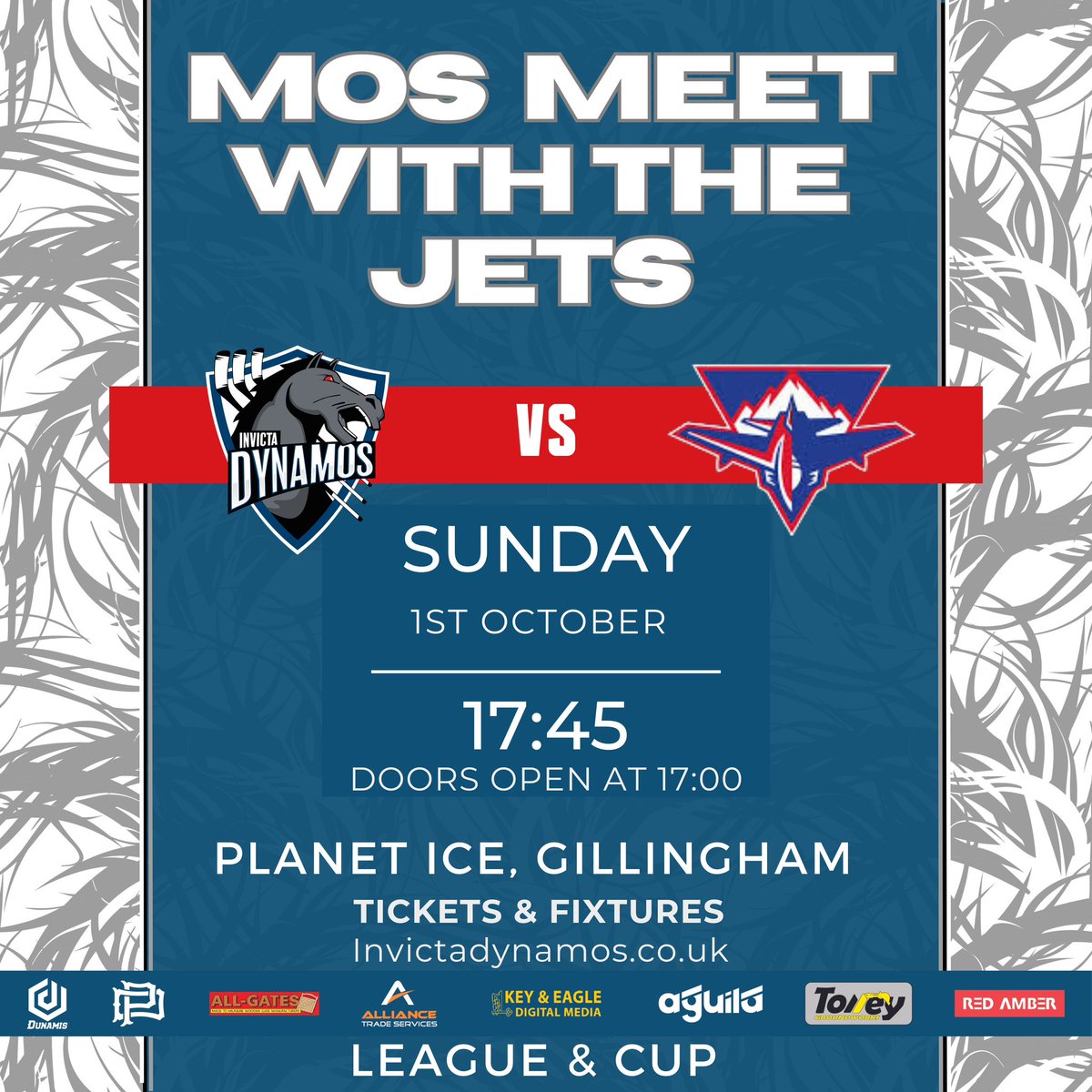 InvictaDynamos's tweet photo. MOS MEET WITH THE JETS
UP NEXT at HOME it’s the Jets! The Slough Jets will be in town this Sunday and yet again we need your support! Let’s keep this momentum going and build on the last 2 wins. Can we make it 3 in 3? Only one way to find out!
#WeAreDynamos #LetsGoMos https://t.co/p6dXeRU3ci