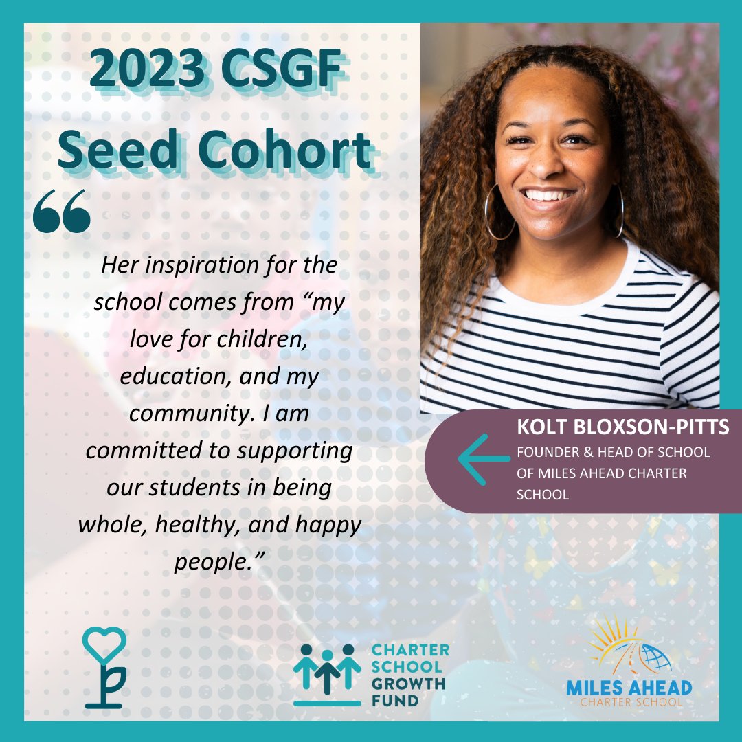 CharterGrowth's tweet photo. Today, we're thrilled to introduce @MilesAhead2023, another member of our Seed Grant Cohort. Learn how they aim to empower students for local impact and global change through a balanced approach: https://t.co/PllXN9bwC9 #CSGF #chartergrowth #education #charterschools https://t.co/3ZIp7zgDt4