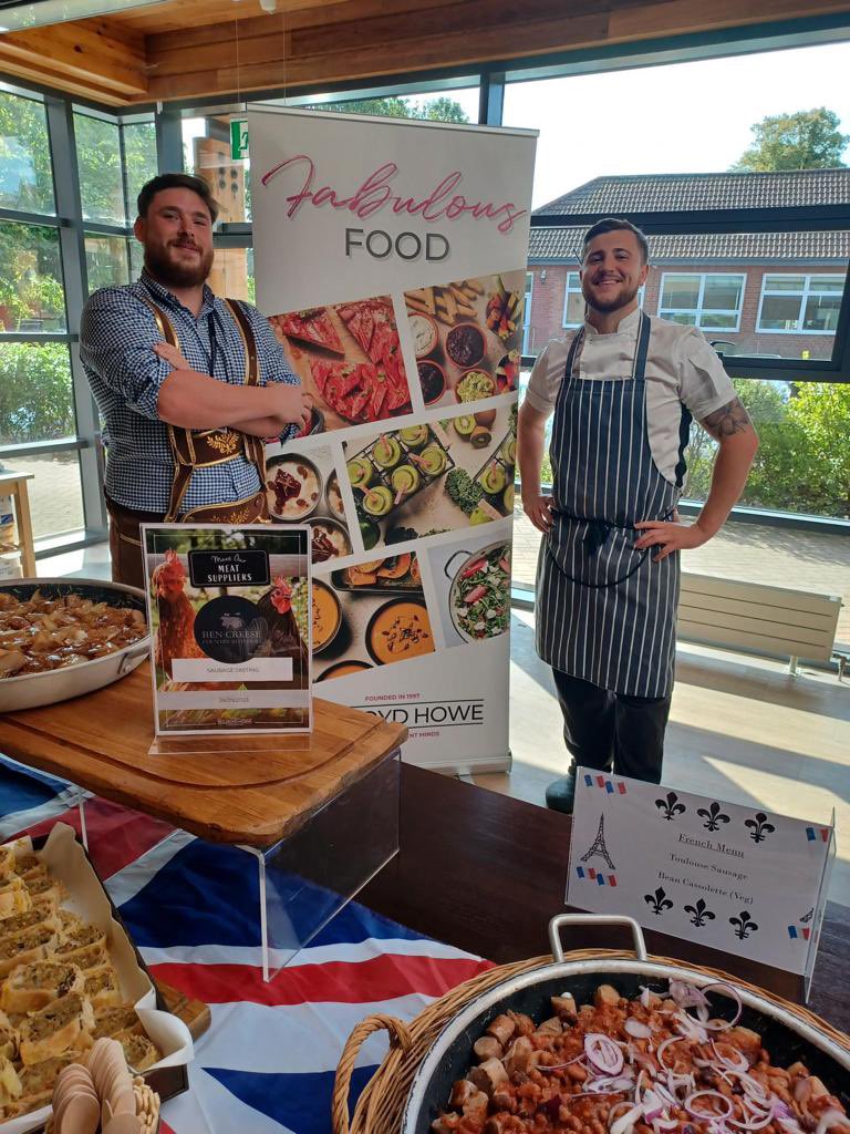 BromsSchool's tweet photo. Today was the European Day of Languages. Mr Osario-Martínez and Miss Perez created a day full of activities for pupils. Our catering team also supported the day by putting on a fantastic array of European sausages with music and even some dancing!
#BromsModLang https://t.co/grvMMJBJn1