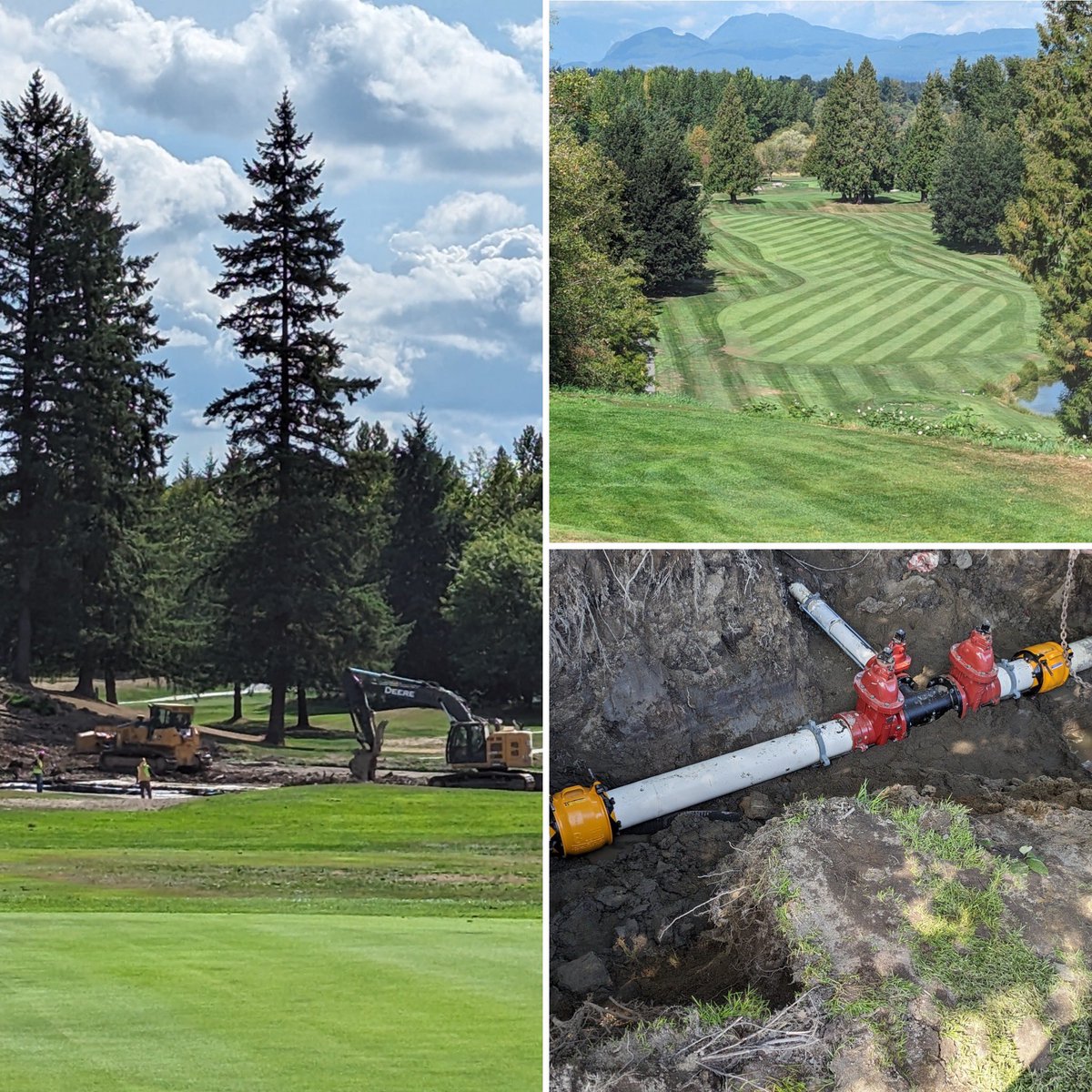 Rodney’s Course Improvement Update: Irrigation upgrades continue. Trans Mountain has finished installing pipeline and is in the process of returning holes 3 and 4 to the original grade and getting it ready for construction to begin in late spring. Tree work is continuing.