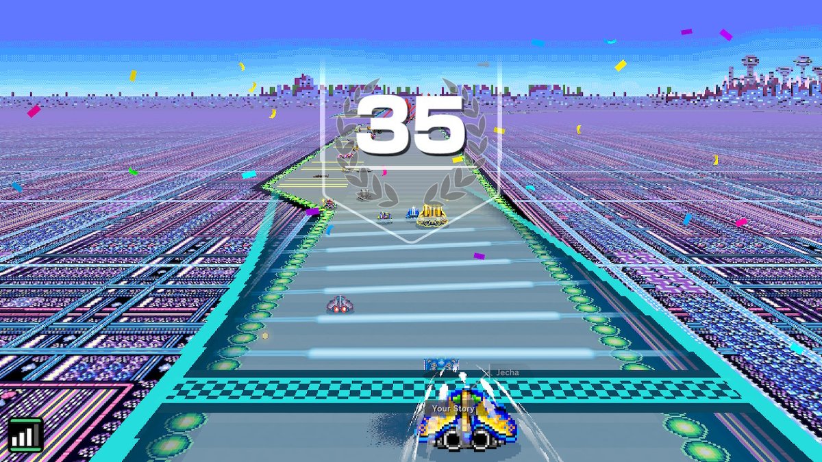 MatthewKing85's tweet photo. I actually made it to first place.... oh well. #FZERO99 #FZERO #NintendoSwitchOnline #NintendoSwitch https://t.co/ebnPCP7owz