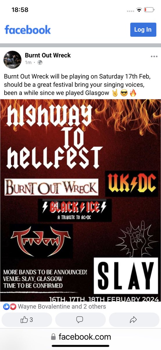 ⁦@BurntWreck⁩ 17th feb 2024 ⁦@Glasgow_Live⁩ ⁦@tomrussell666⁩ ⁦@PlanetRockRadio⁩ ⁦@judith_fisher⁩ @dannystoakes ⁦@DaveLeeRitchie⁩ @acdc #hell#rock #blackpool