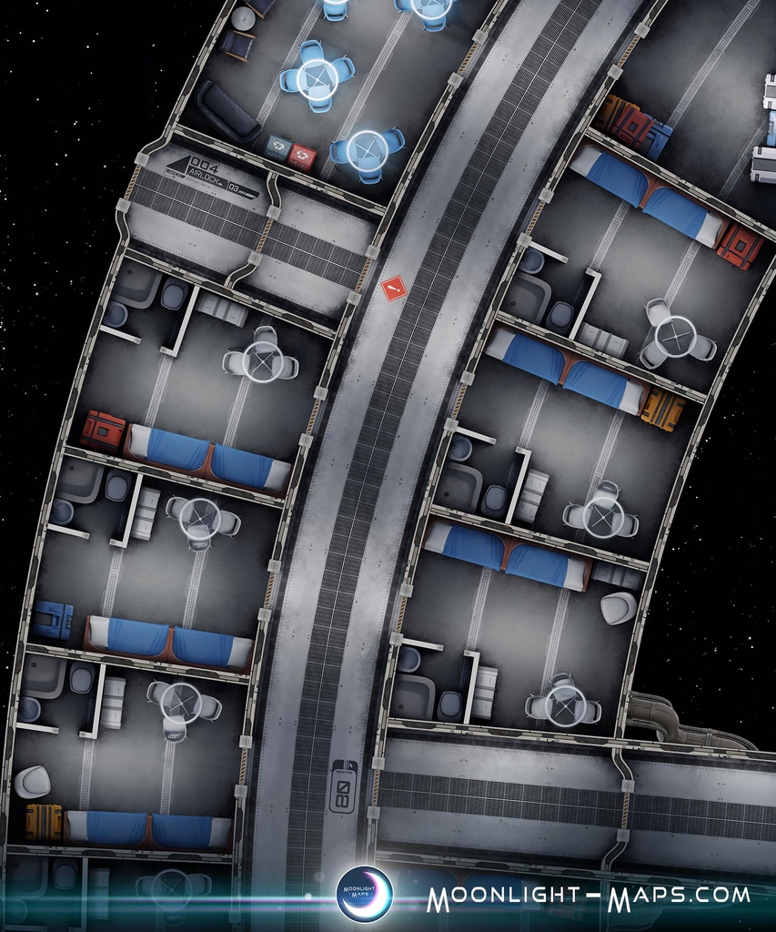 Moonlight_Scifi's tweet image. "I can't believe they put me in a room with Carl. He leaves Post-It notes on everything he wants me to clean up and he chews with his mouth open - the sounds are driving me mad!"

Habitation Ring set available at link in bio! 🌙⁠
⁠
#spacestation #scifimap #scifi #ttrpg