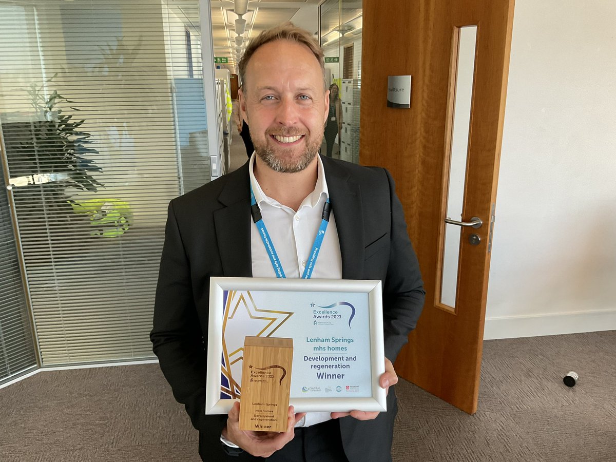 Check out these big smiles 😀 A successful day for #teammhs at <a href="/KentHsgGroup/">Kent Housing Group</a> awards - winning in all 4 categories nominated. A terrific achievement and lovely to see their hard work &amp; commitment recognised <a href="/mhshomes/">mhs homes</a> proud to work with such talented and great colleagues