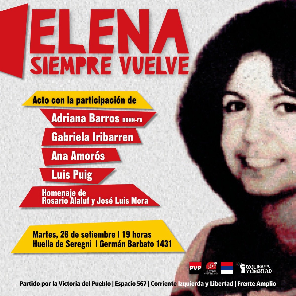 abarros68's tweet photo. Es hoy el homenaje a #ElenaQuinteros @Frente_Amplio @EnriqueRubio_FA https://t.co/v4gQqqZtVk