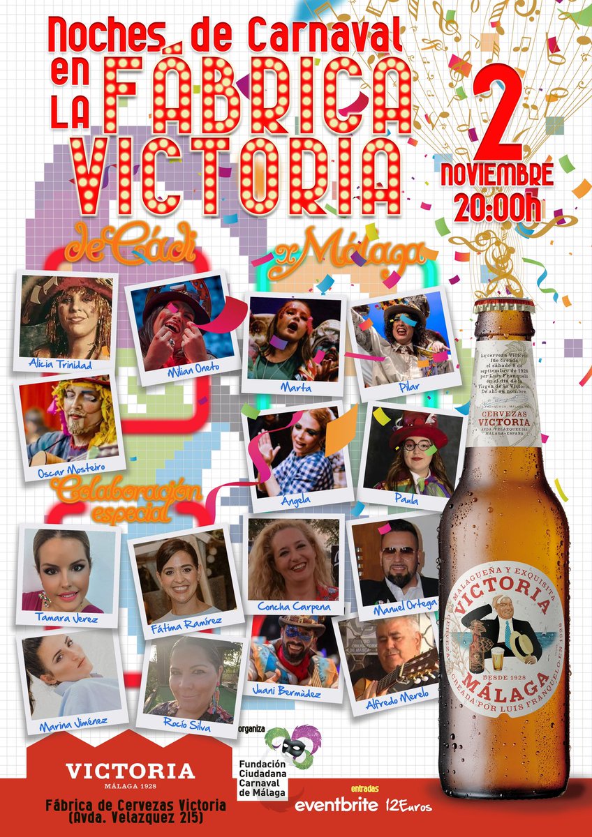 Abierta la taquillam #CarnavalMLG eventbrite.com/e/entradas-noc…