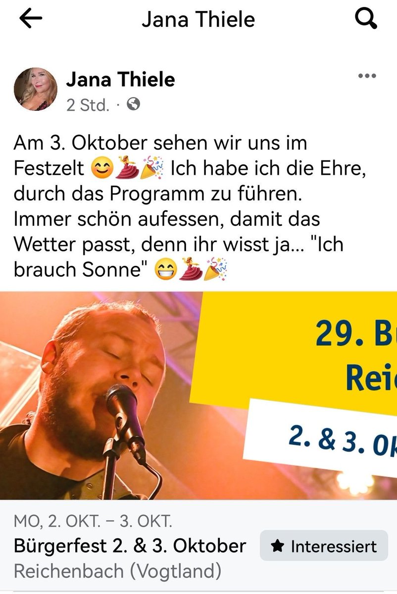 ko13ktiv13's tweet photo. Erinnert Ihr Euch noch an Jana Thiele?
Die #Querdenkerin und #Chemtrailgläubige die im Frühling in #Plauen zum Stadtfest eingeladen war?

Nun in #Reichenbach im #Vogtland wiederholt sich das Ganze nun.

Hier der erste Bericht:
https://t.co/stxEwMOmfN https://t.co/CMk6Wv6xff