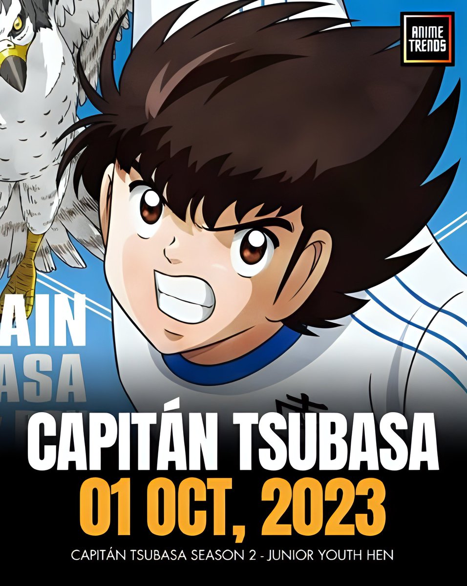 Luego de 5 años... 

CAPITÁN TSUBASA estrenará su nueva temporada con el «Arco del Mundial Juvenil» este 1 de Octubre. ⚽
#SuperCampeones #OliverAtom