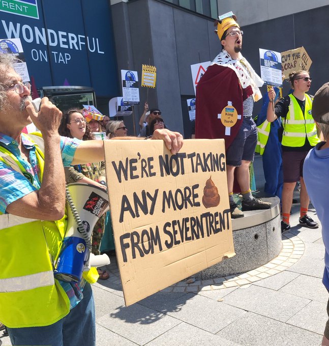 WistfulCass's tweet photo. 👏 Paul Whitehouse's brilliant docum series #OurTroubledWaters enjoying swift repeat, on BBC2 tonight 7pm

We'll reach point of no return wrt recovery of our waterways. Dump #TorySewageParty &amp; get @OFWAT to step up:
#CleanRiversNOW #Coventry Sat  30/9/23  👇

#C4News #Newsnight https://t.co/YjCvUdZBCU
