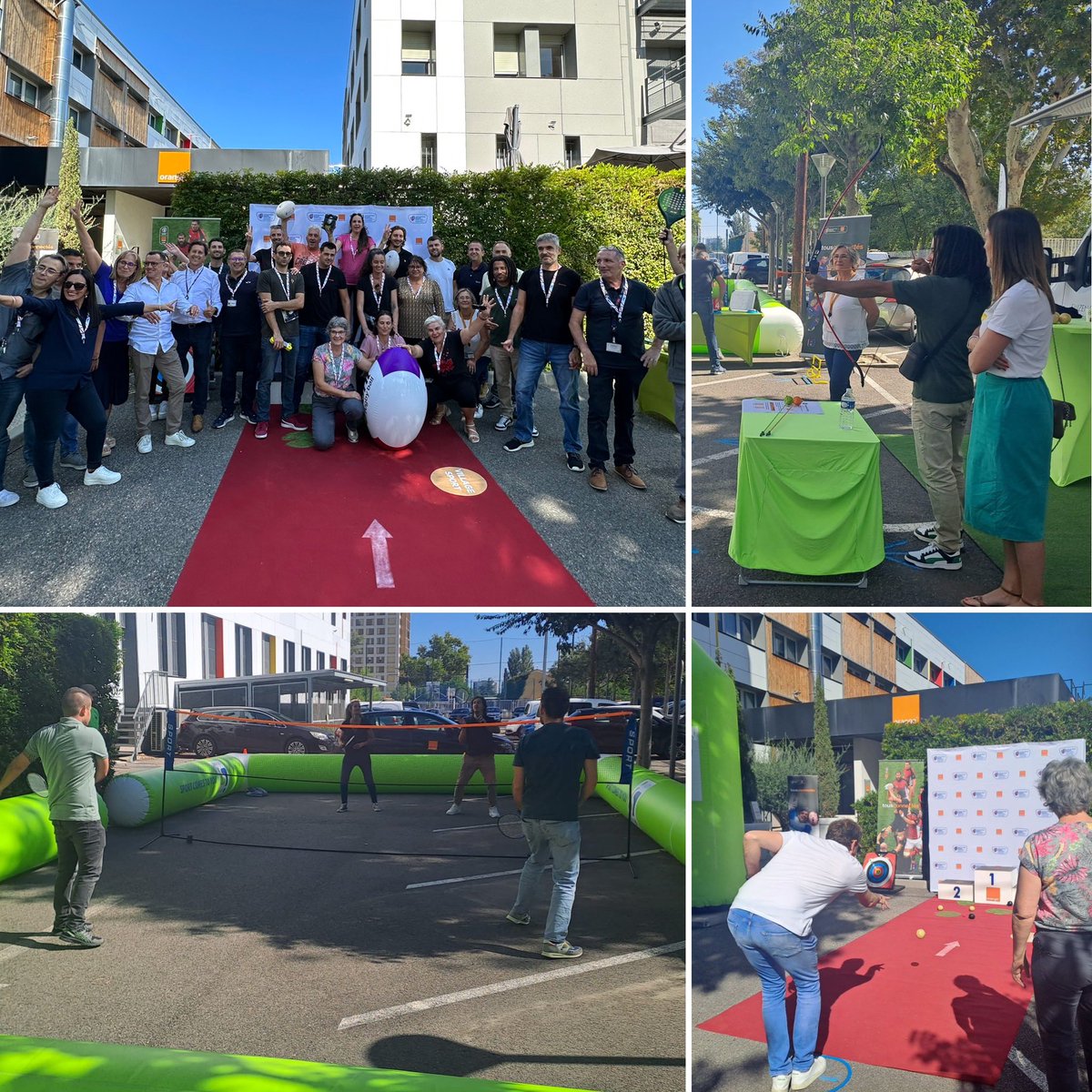 👏 Bravo à toutes les équipes <a href="/orange/">Orange</a> d’Avignon #CapSoleil d’avoir participer sportivement au challenge #OrangeHeroes au profit de l’association <a href="/Teragir/">Teragir</a> qui sensibilise les jeunes à l’environnement ♻️

Tous connectés avec le sport 🏀 ⚽️🏹🏸🎳pour améliorer son bien être et