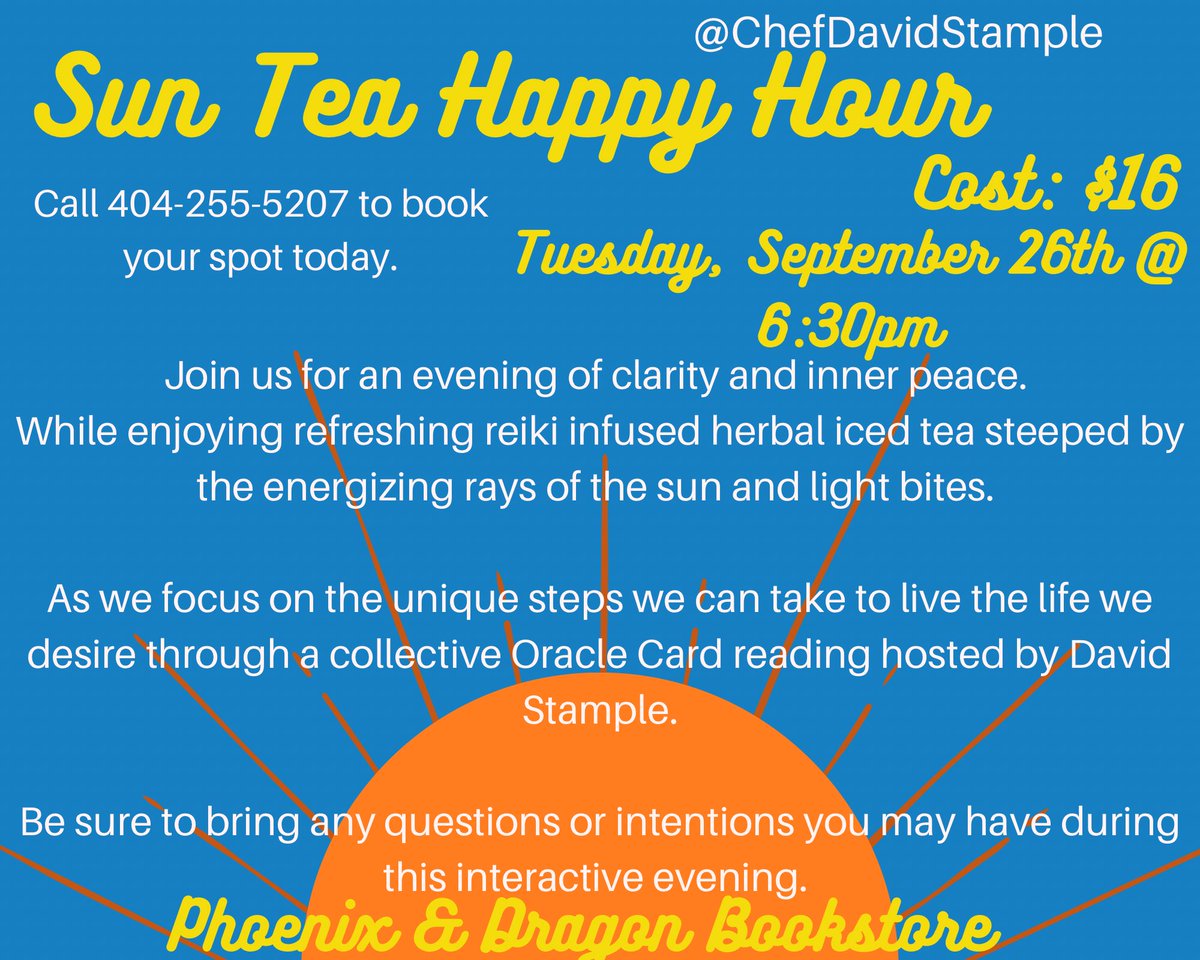 ChefDStample's tweet image. Join us tonight at #phoenixanddragon bookstore..