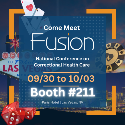 FusionEHR's tweet photo. Attending the NCCHC in Las Vegas from September 30th to October 3rd? Don't miss the chance to see our state-of-the-art EHR at booth #211 – be sure to stop by and say hello! We're excited to connect with you there. #NCCHCConference #LasVegas https://t.co/CZgHtWcBtT