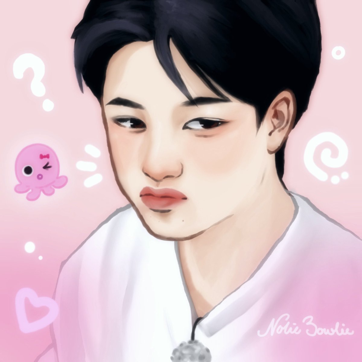 NMB_PetiteRose's tweet photo. y’all. i swear i draw other people..i just saw this picture on pinterest and thought it was perfect for a new style test cause it had a pout without being cringe ? ~ anyways ordinary days is such a perfect song. say less. #exo #kyungsoo #Expectation ⊹♡ https://t.co/nFP8vyR9bH