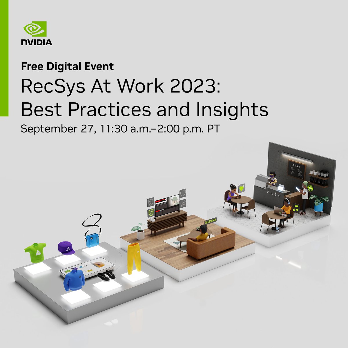 NVIDIAAIDev's tweet image. Learn how to build, train, and deploy effective modern recommender systems from @netflix, @Fidelity, and more. 

Register free for our #RecSys at Work ➡️ nvda.ws/3LAwj6i
