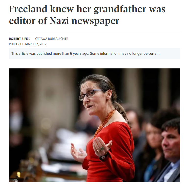 SocialistFox's tweet photo. @CanadianPolling Federal - Socialist Fox is now calling for Freeland to resign. https://t.co/VgDAqQApEs