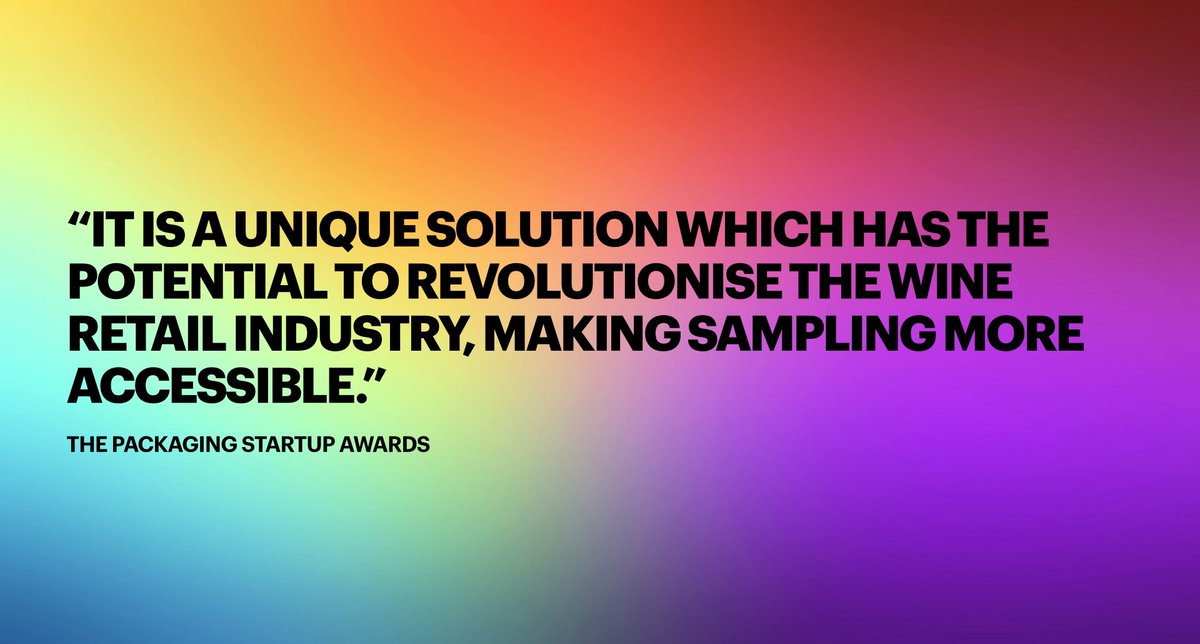 Kind words from the judges at the Packaging Startup Awards!