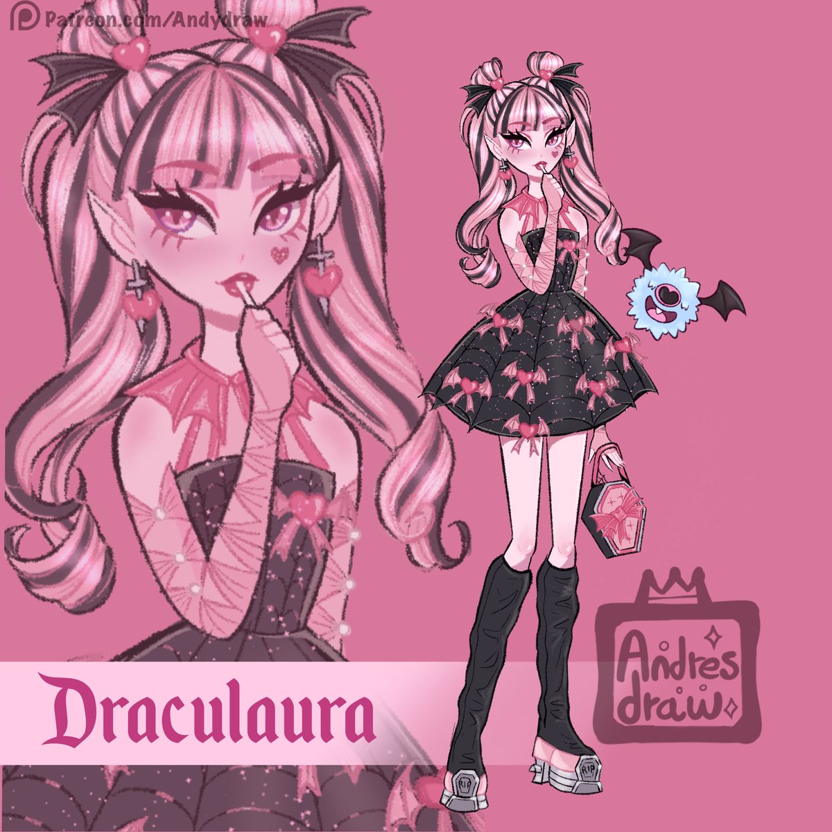 💗🦇✨Choose your favorite face, I'm still testing this new art style.

#pokemon #pokemonteam #draculaura #monsterhigh #fashiondoll #anime #silveon #pokemontrainer #fashionoutfit