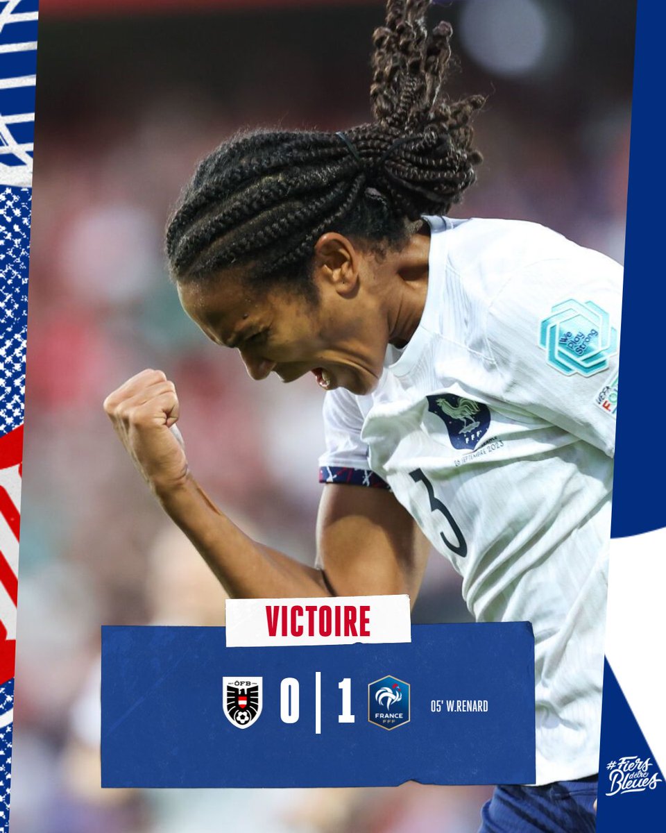 Aux termes d'un vrai combat la France s'impose en Autriche  👊⚔️

2️⃣/2️⃣ 𝐞𝐧 𝐋𝐢𝐠𝐮𝐞 𝐝𝐞𝐬 𝐍𝐚𝐭𝐢𝐨𝐧𝐬

#AUTFRA #FiersdetreBleues