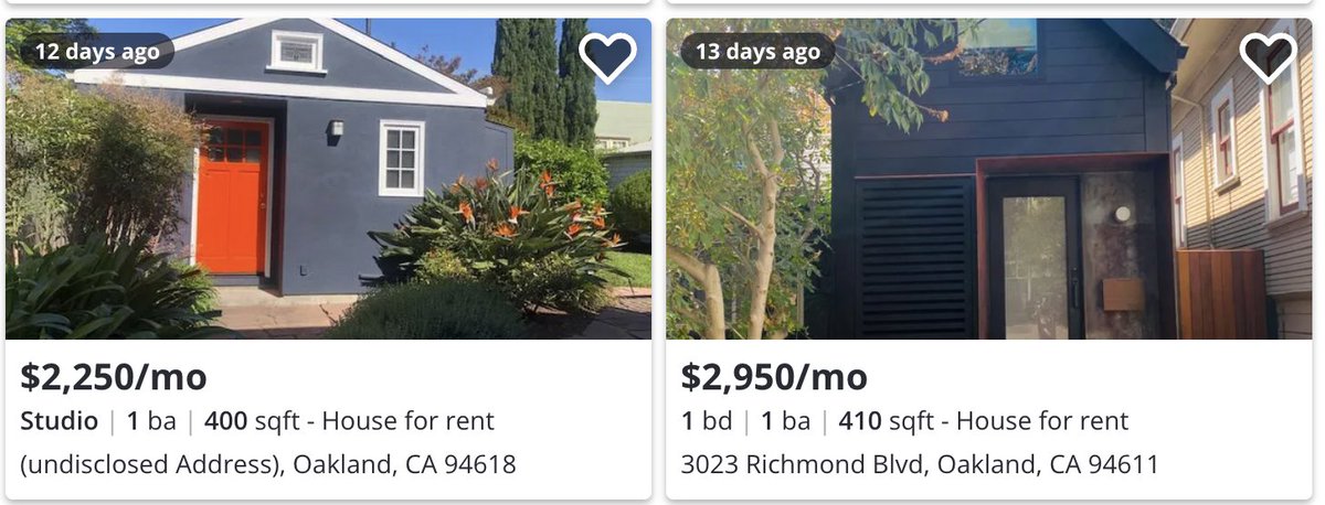 Bay area offering up 400 square feet of iving space for 2k-3k rent prices - make it make sense.