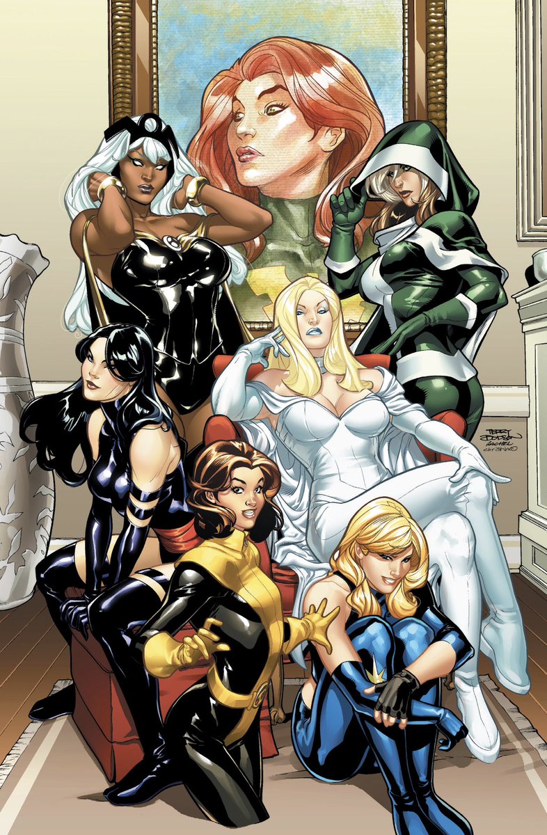 Uncanny X-Men #500 (2008) cover by Terry Dodson @TerryDodsonArt w/ Rachel Dodson & @christinastrain