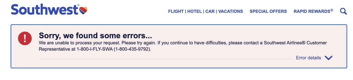 __fuz's tweet photo. @SouthwestAir @TheTiaBolden I am also having issues on the site https://t.co/PQvnDNLLIp