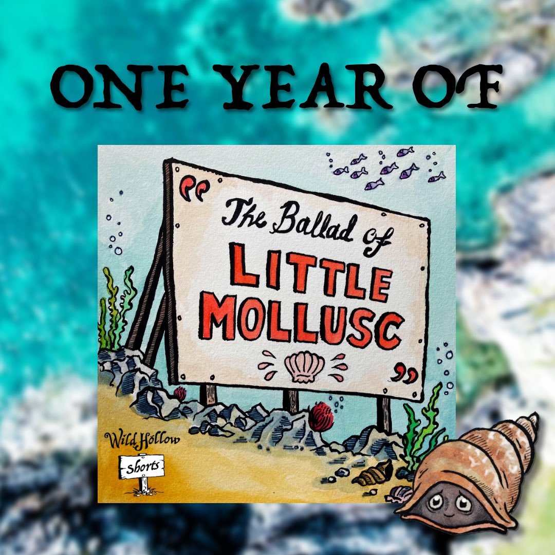 It’s been a whole year since we released our debut Wild Hollow Short! Happy birthday to The Ballad of Little Mollusc 🦪stream now wherever you get your podcasts! #audiodrama #podcast