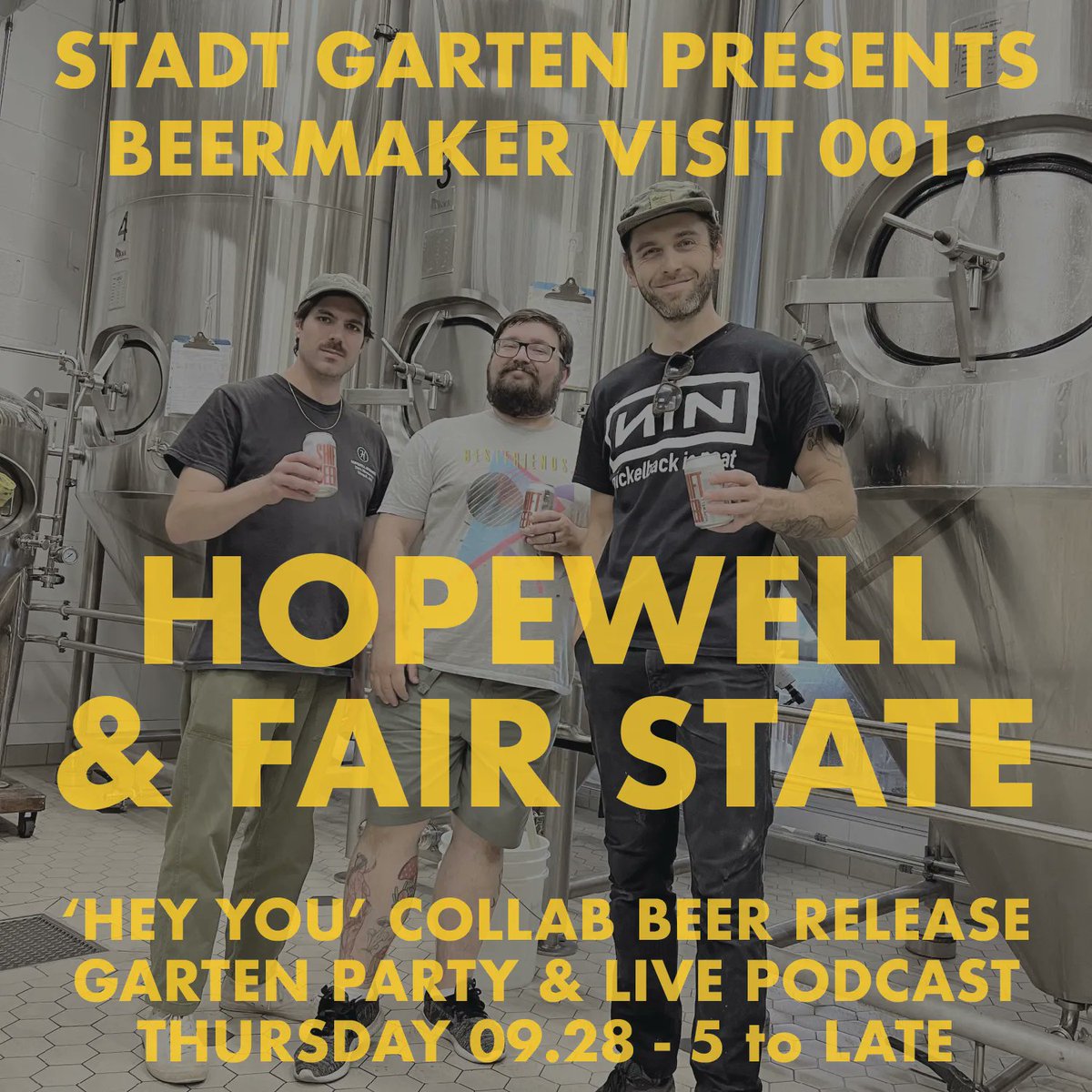 Hey Michigan!👋@fairstatephil is heading your way this week for some very fun events with our brewery buddies. Come hang out!

Wednesday: Brewery Pals &amp; Poutine at <a href="/7MonksGR/">7 Monks Taproom - GR</a> → buff.ly/3rrSGEe
Thursday: Beer Release Party at <a href="/stadtgartendet/">Stadt Garten</a> → buff.ly/3PQGMNw