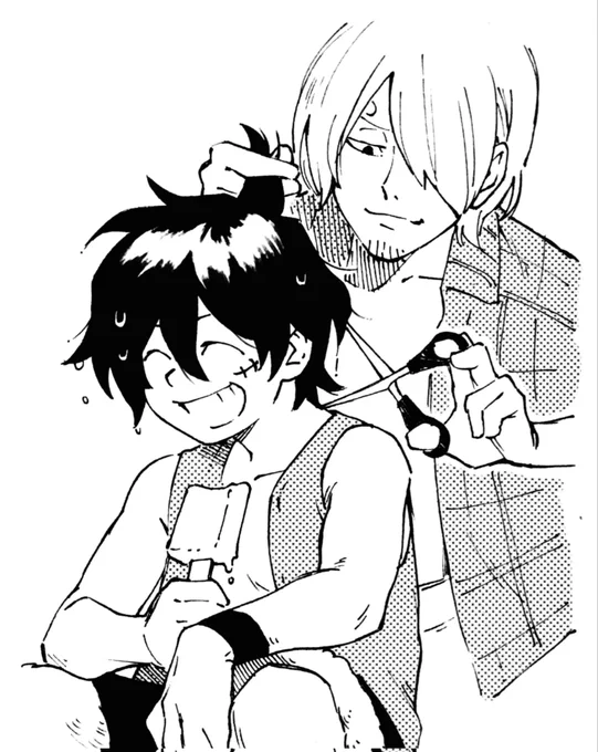 Luffy y Sanji ✂️ 