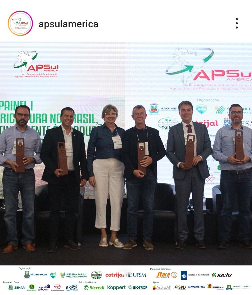 FerScaramuzza's tweet photo. 6° Congreso Sudamericano de Agricultura de Precisión y máquinas precisas en Não Me Toque Brasil... Inspirado en los Cursos de Agricultura de Precisión de INTA Manfredi
@intaargentina @IntaManfredi #OrgulloDeDondeVengo #agriculturadeprecisión https://t.co/vhGCaqWGHu
