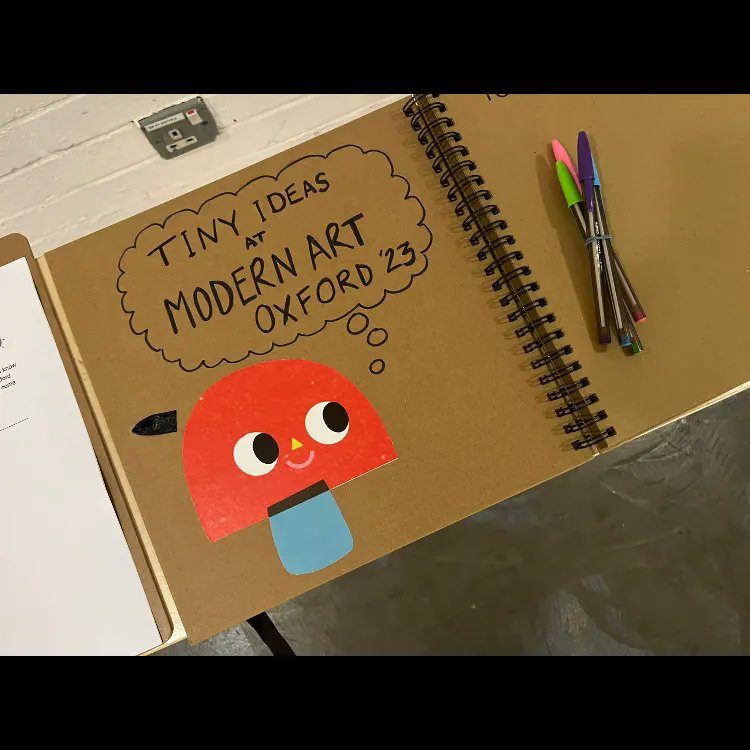 tinyideasoxford's tweet photo. 2 days to go &amp; our pom-pom crowns are back out for dropping off our stickers, signs &amp; comments books at our ace partner venues! Tiny Ideas 2023 runs from 28/09- 01/10 @thestorymuseum @thenorthwall @pegatweet @uppcinema @morethanadodo @maogallery @museumofoxford @oxfordplayhouse https://t.co/T9wQWqJnj0