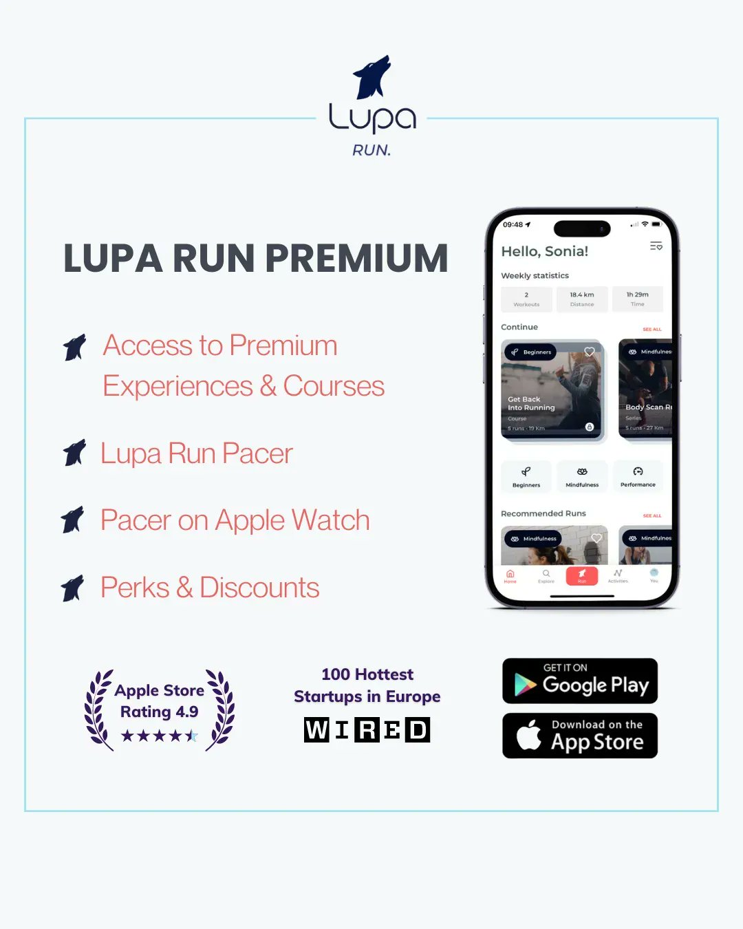 Lupa Run  Your Mindful Running Audio Coach