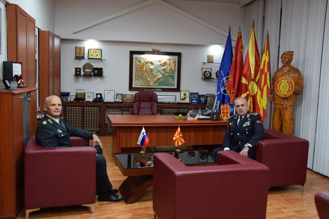 Официјална посета на Началникот на Армијата на Република Словенија, генерал-потполковник Роберт Главаш на Генералштабот на Армијата, можност за понатамошно  унапредување на соработката.