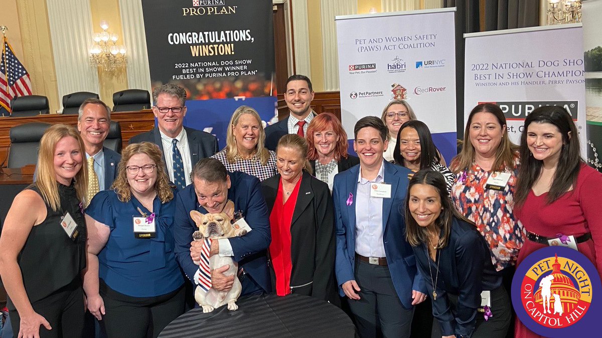 We spent Pet Week on Capitol Hill with Winston, the 2022 #NationalDogShow Best in Show winner, advocating for lives on both ends of the leash.
Check out the 🔗 below for more info and learn how Purina is supporting pets and their people. 

petnight.com