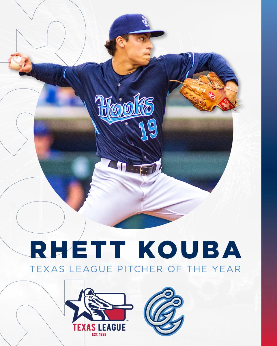 Deep in the Heart of Texas.

Rhett Kouba has been named the 2023 Texas League Pitcher of the Year! 🤩