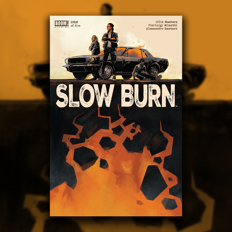boomstudios's tweet photo. Feel the heat in your first look at SLOW BURN #1! From writer @olliemasters, artist @PierL_Minotti, colorist @AlexSant88, and letterer @HassanOE, with covers from @MattTaylorDraws, @paulazaceta, @Jenkins_Tyler, and @cliffchiang. In comic book shops October 25th!

DIC: AUG230009