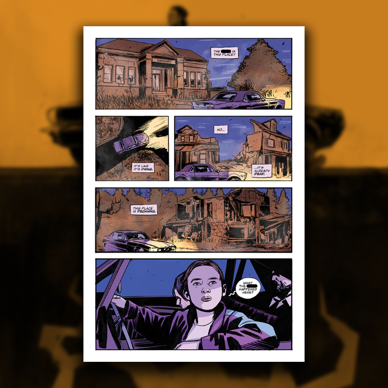 boomstudios's tweet photo. Feel the heat in your first look at SLOW BURN #1! From writer @olliemasters, artist @PierL_Minotti, colorist @AlexSant88, and letterer @HassanOE, with covers from @MattTaylorDraws, @paulazaceta, @Jenkins_Tyler, and @cliffchiang. In comic book shops October 25th!

DIC: AUG230009